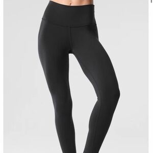 ALO YOGA 7/8 High-Waist Airbrush Legging Black Small